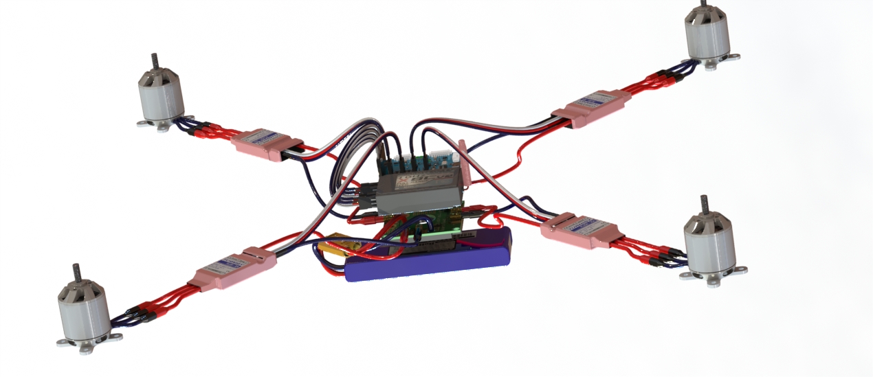 Drone electrical routing