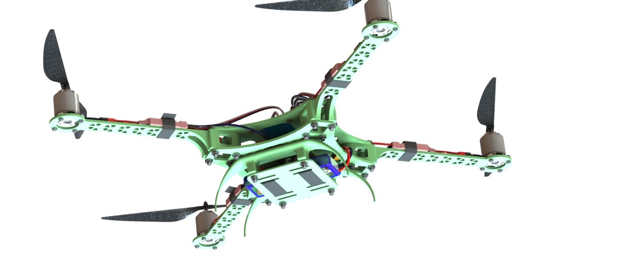 Drone assembly view